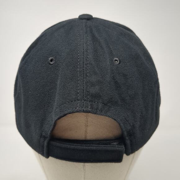 Pizza Hut Strapback Baseball Cap Black One Size Adjustable Embroidered 6 Panel - Picture 6 of 9